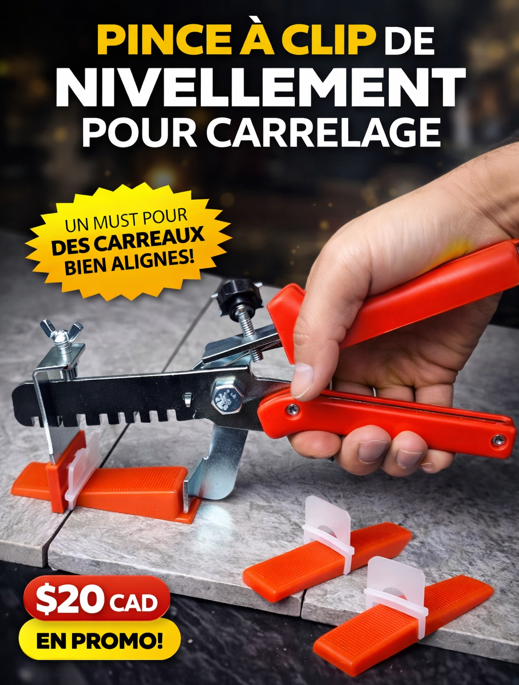 Pince à clip de nivellement pour carrelage