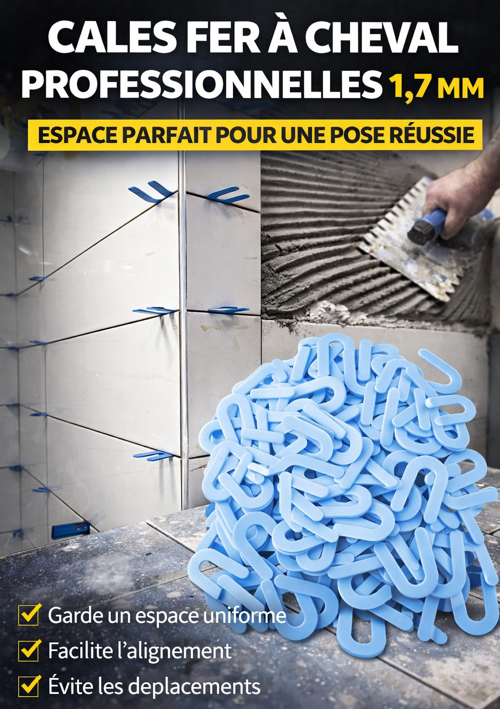 – Cales fer à cheval professionnelles 1,7 mm